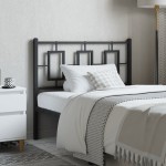 vidaXL Tăblie de pat metalică, negru, 100 cm vidaXL Tăblie de pat metalică, negru, 100 cm
