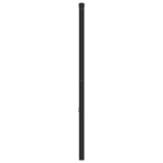 vidaXL Tăblie de pat metalică, negru, 200 cm