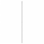 vidaXL Tăblie de pat metalică, alb, 100 cm