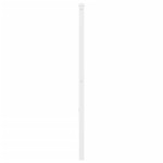 vidaXL Tăblie de pat metalică, alb, 200 cm vidaXL Tăblie de pat metalică, alb, 200 cm
