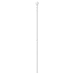 vidaXL Tăblie de pat metalică, alb, 100 cm