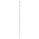 vidaXL Tăblie de pat metalică, alb, 150 cm