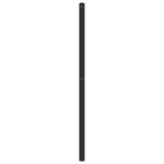 vidaXL Tăblie de pat metalică, negru, 140 cm