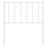 vidaXL Tăblie de pat metalică, alb, 75 cm vidaXL Tăblie de pat metalică, alb, 75 cm