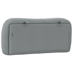 vidaXL Pernă tăblie de pat, Hvar, gri deschis, 80 cm, material textil