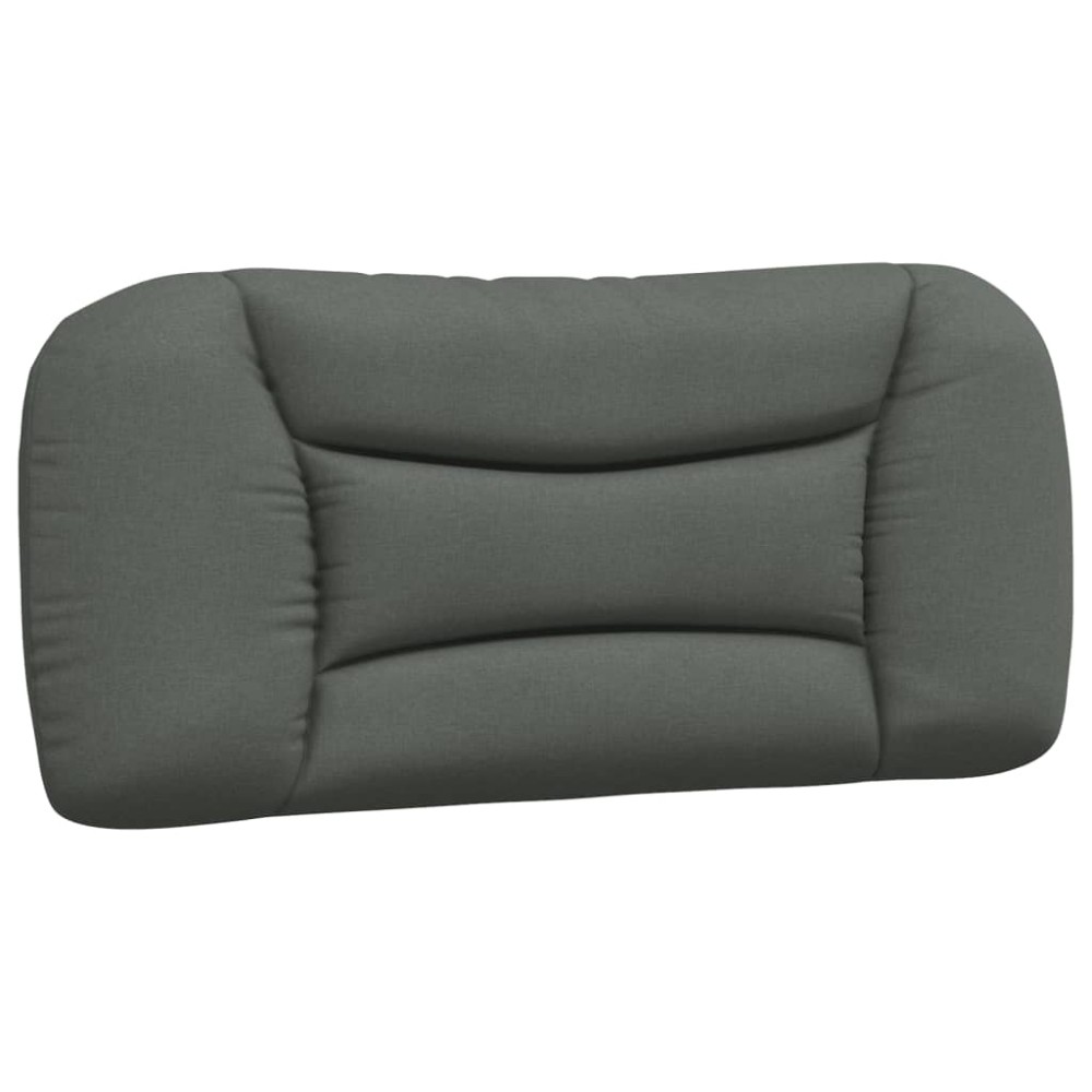 vidaXL Pernă pentru tăblie de pat, gri închis, 80 cm, material textil