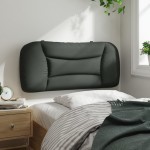 vidaXL Pernă pentru tăblie de pat, gri închis, 80 cm, material textil vidaXL Pernă pentru tăblie de pat, gri închis, 80 cm, material textil