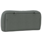 vidaXL Pernă pentru tăblie de pat, gri închis, 80 cm, material textil vidaXL Pernă pentru tăblie de pat, gri închis, 80 cm, material textil