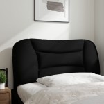 vidaXL Pernă pentru tăblie de pat, negru, 80 cm, material textil