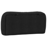 vidaXL Pernă pentru tăblie de pat, negru, 80 cm, material textil