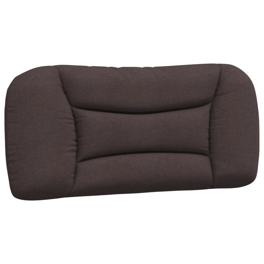 vidaXL Pernă pentru tăblie de pat maro închis, 80 cm, material textil
