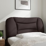 vidaXL Pernă pentru tăblie de pat maro închis, 80 cm, material textil vidaXL Pernă pentru tăblie de pat maro închis, 80 cm, material textil