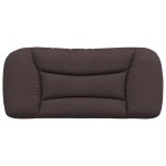 vidaXL Pernă pentru tăblie de pat maro închis, 80 cm, material textil vidaXL Pernă pentru tăblie de pat maro închis, 80 cm, material textil