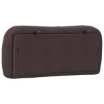 vidaXL Pernă pentru tăblie de pat maro închis, 80 cm, material textil vidaXL Pernă pentru tăblie de pat maro închis, 80 cm, material textil
