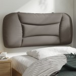 vidaXL Pernă pentru tăblie de pat, gri taupe, 80 cm, material textil vidaXL Pernă pentru tăblie de pat, gri taupe, 80 cm, material textil