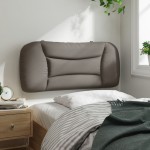 vidaXL Pernă pentru tăblie de pat, gri taupe, 80 cm, material textil vidaXL Pernă pentru tăblie de pat, gri taupe, 80 cm, material textil