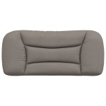 vidaXL Pernă pentru tăblie de pat, gri taupe, 80 cm, material textil vidaXL Pernă pentru tăblie de pat, gri taupe, 80 cm, material textil