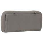 vidaXL Pernă pentru tăblie de pat, gri taupe, 80 cm, material textil vidaXL Pernă pentru tăblie de pat, gri taupe, 80 cm, material textil
