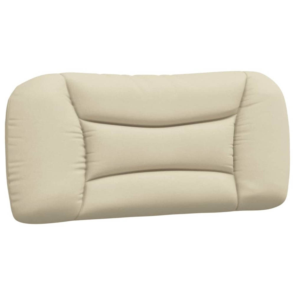 vidaXL Pernă pentru tăblie de pat, crem, 80 cm, material textil