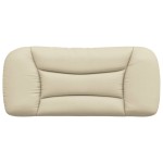 vidaXL Pernă pentru tăblie de pat, crem, 80 cm, material textil