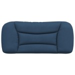 vidaXL Pernă pentru tăblie de pat, albastru, 80 cm, material textil vidaXL Pernă pentru tăblie de pat, albastru, 80 cm, material textil