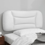 vidaXL Pernă pentru tăblie pat, alb, 80 cm, piele artificială vidaXL Pernă pentru tăblie pat, alb, 80 cm, piele artificială