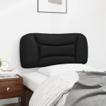 vidaXL Pernă pentru tăblie pat, Hvar, negru, 90 cm, piele artificială