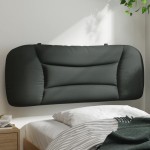 vidaXL Pernă pentru tăblie de pat, gri închis, 100 cm, material textil
