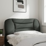vidaXL Pernă pentru tăblie de pat, gri închis, 100 cm, material textil