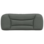 vidaXL Pernă pentru tăblie de pat, gri închis, 100 cm, material textil