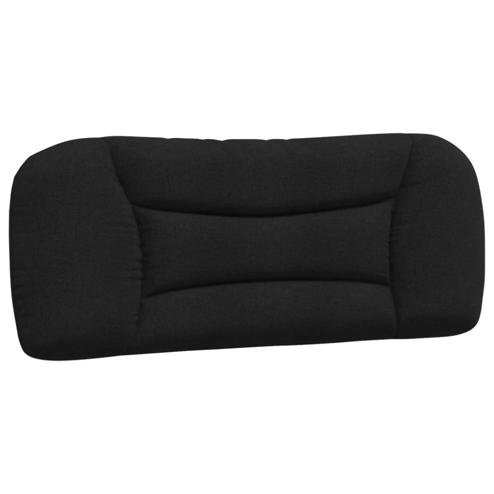 vidaXL Pernă pentru tăblie de pat, negru, 100 cm, material textil