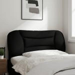 vidaXL Pernă pentru tăblie de pat, negru, 100 cm, material textil vidaXL Pernă pentru tăblie de pat, negru, 100 cm, material textil