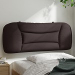 vidaXL Pernă pentru tăblie de pat maro închis, 100 cm, material textil vidaXL Pernă pentru tăblie de pat maro închis, 100 cm, material textil