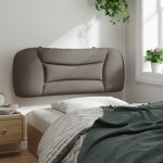 vidaXL Pernă pentru tăblie de pat, gri taupe, 100 cm, material textil vidaXL Pernă pentru tăblie de pat, gri taupe, 100 cm, material textil