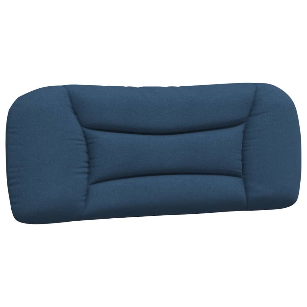 vidaXL Pernă pentru tăblie de pat, albastru, 100 cm, material textil