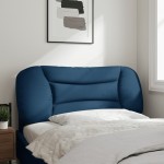 vidaXL Pernă pentru tăblie de pat, albastru, 100 cm, material textil vidaXL Pernă pentru tăblie de pat, albastru, 100 cm, material textil