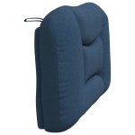 vidaXL Pernă pentru tăblie de pat, albastru, 100 cm, material textil vidaXL Pernă pentru tăblie de pat, albastru, 100 cm, material textil