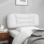 vidaXL Pernă pentru tăblie pat, alb, 100 cm, piele artificială