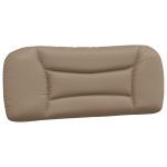 vidaXL Pernă pentru tăblie pat, cappuccino, 100 cm, piele artificială