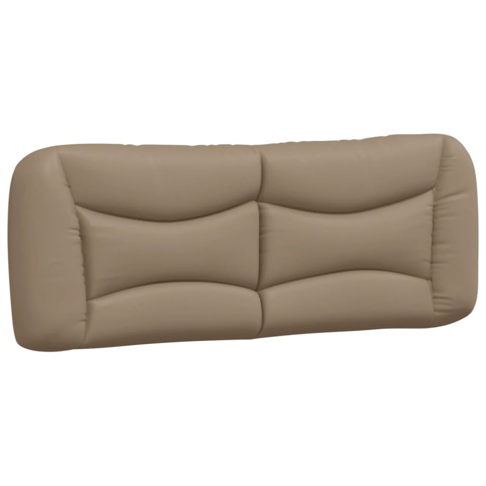 vidaXL Pernă pentru tăblie pat, cappuccino, 120 cm, piele artificială