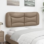 vidaXL Pernă pentru tăblie pat, cappuccino, 120 cm, piele artificială