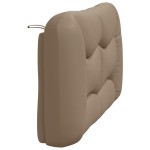 vidaXL Pernă pentru tăblie pat, cappuccino, 120 cm, piele artificială