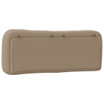 vidaXL Pernă pentru tăblie pat, cappuccino, 120 cm, piele artificială