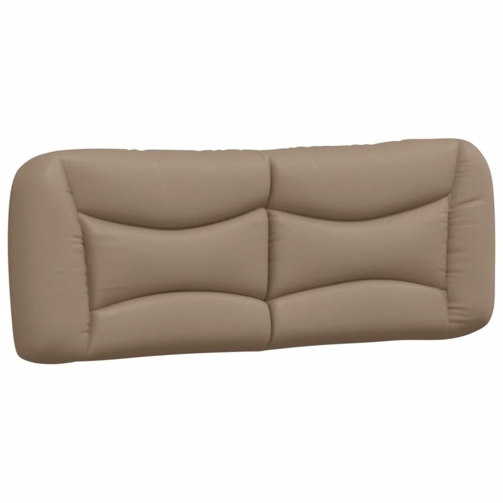 vidaXL Pernă pentru tăblie de pat, cappuccino 140 cm piele artificială