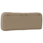 vidaXL Pernă pentru tăblie de pat, cappuccino 140 cm piele artificială