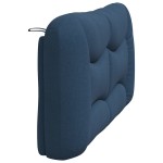 vidaXL Pernă pentru tăblie de pat, albastru, 160 cm, material textil vidaXL Pernă pentru tăblie de pat, albastru, 160 cm, material textil