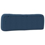 vidaXL Pernă pentru tăblie de pat, albastru, 160 cm, material textil vidaXL Pernă pentru tăblie de pat, albastru, 160 cm, material textil