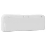 vidaXL Pernă pentru tăblie pat, alb, 160 cm, piele artificială