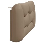 vidaXL Pernă pentru tăblie pat, cappuccino, 160 cm, piele artificială vidaXL Pernă pentru tăblie pat, cappuccino, 160 cm, piele artificială