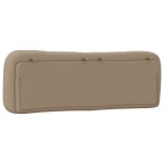 vidaXL Pernă pentru tăblie pat, cappuccino, 160 cm, piele artificială vidaXL Pernă pentru tăblie pat, cappuccino, 160 cm, piele artificială